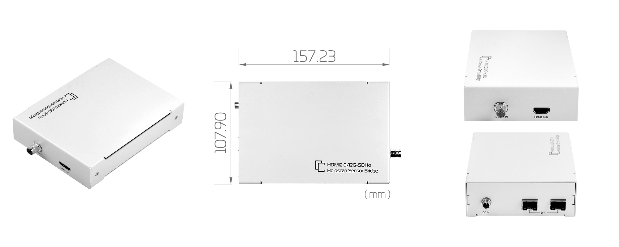 HDMI2.0 / 12G-SDI to Holoscan Sensor Bridge