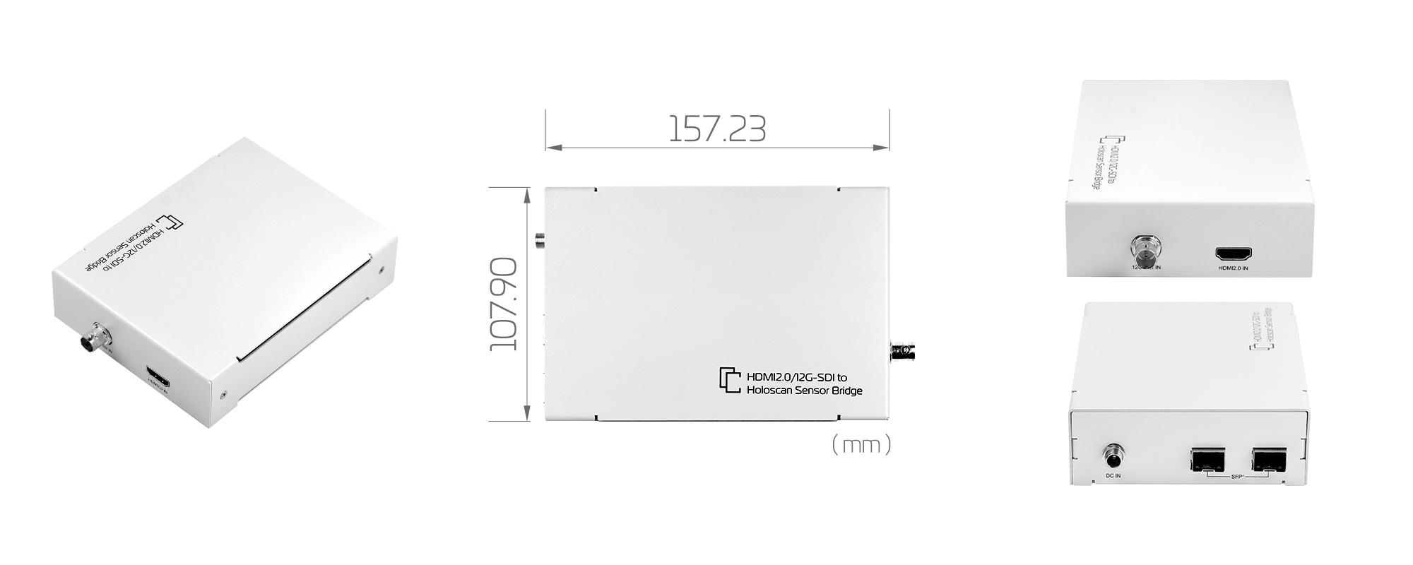 HDMI2.0 / 12G-SDI to Holoscan Sensor Bridge
