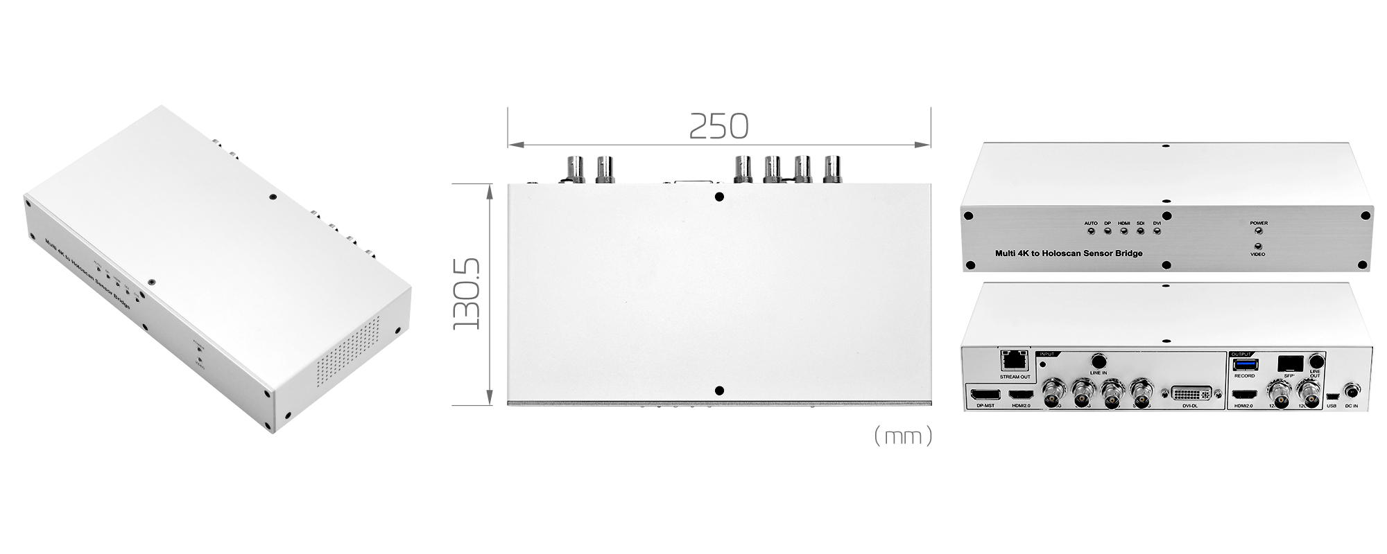 Multi 4K to Holoscan Sensor Bridge