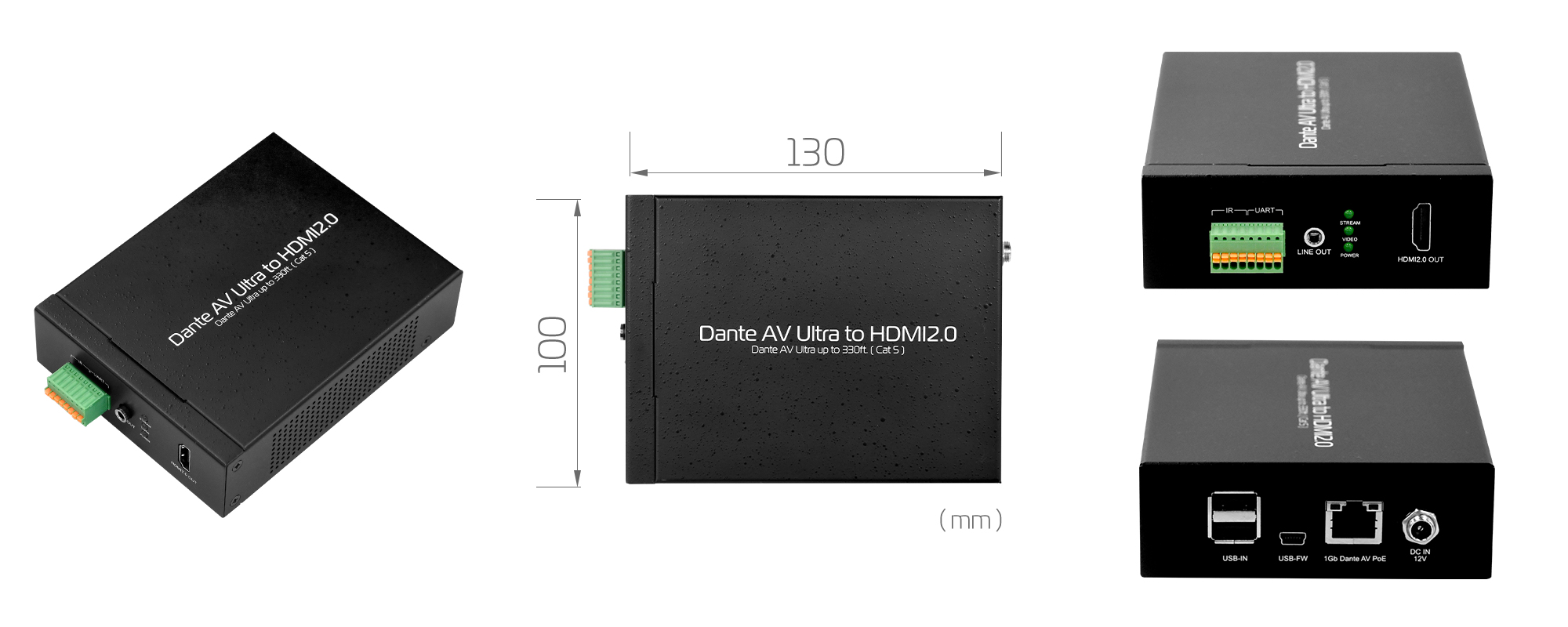 Dante AV Ultra to HDMI2.0