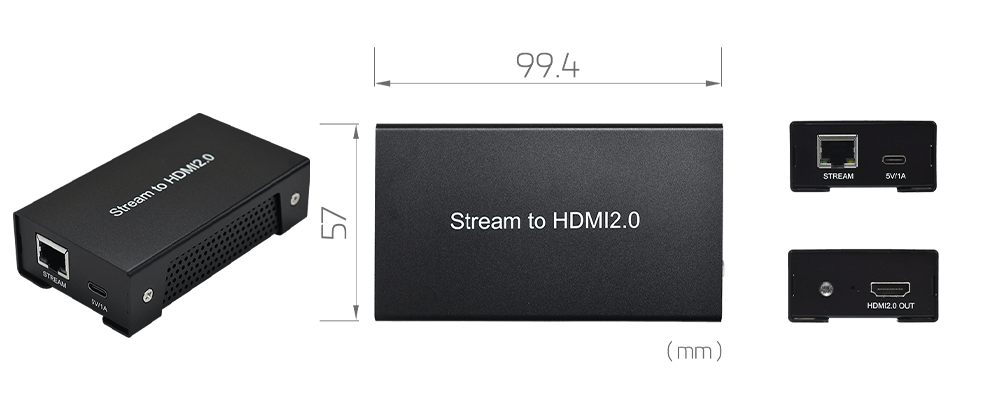 SC6E0N1 IP/UVC to HDMI2.0