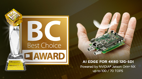YUAN's Revolutionary AI Platform SmartVDO Air Wins the 2024 Computex Best Choice Golden Award