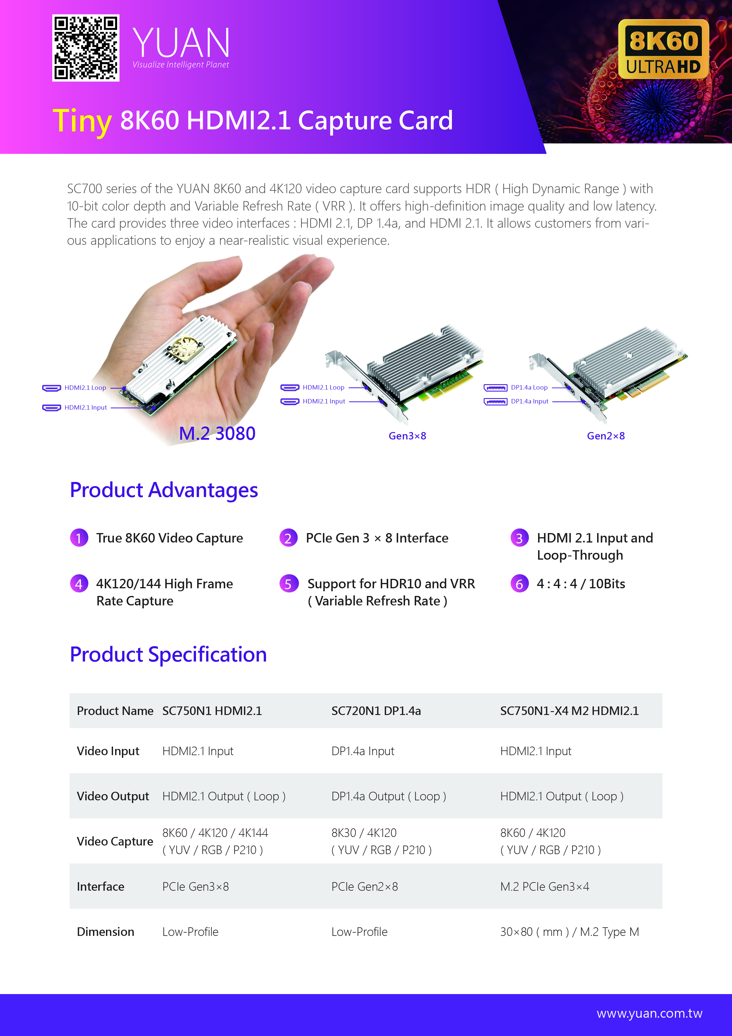 8K60 HDMI2.1 Capture Card