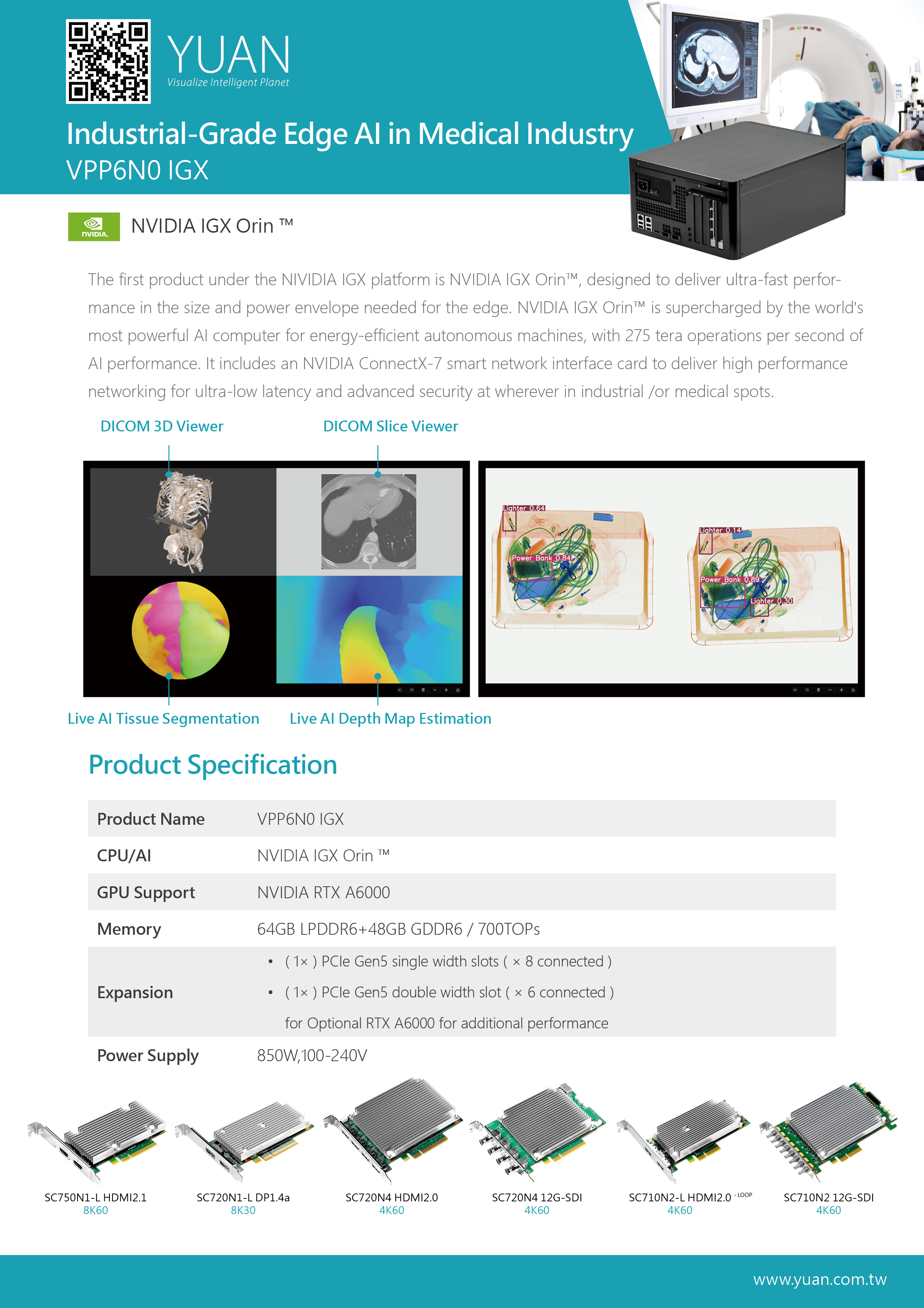 Industrial-Grade Edge AI in Medical Industry ( VPP6N0 IGX )