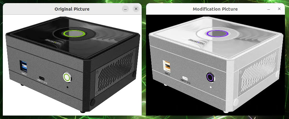 Graphic confirming that OpenCV is successfully installed on the system